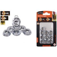 Trade Shop - satz 10ST. sechskantflanschmutter M10 schrauben 10MM 94925 - von TRADE SHOP TRAESIO