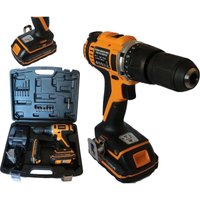 Trade Shop - trapano avvitatore percussion 2 batterie litio 18V 1.5A + valigia + accessorien - von TRADE SHOP TRAESIO