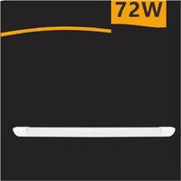 Trade Shop Traesio - Trade Shop - Schlanke LED-Deckenleuchte, 72 w, 150 cm, Unterschrank-Regalbeleuchtung, 4000 k, 6500 k, 3000 k - von TRADE SHOP TRAESIO