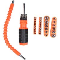 Trade Shop Traesio - Trade Shop - schraubendrehersatz 44-TLG. sternbits torx kreuzsechskant-steckschlüssel schaft 94229 - von TRADE SHOP TRAESIO