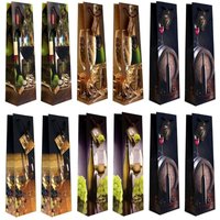 Trade Shop Traesio - Trade Shop - set 12 bustain pezzzzes nach regal 12X34.5X10CM sacchetti sacchetto vino bottiglie - von TRADE SHOP TRAESIO