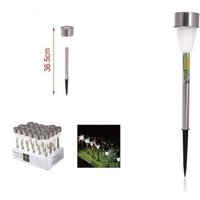 Trade Shop - set 12 stück led-solarleuchte mit stecker für den aussengarten 36,5 cm 2002986 - von TRADE SHOP TRAESIO