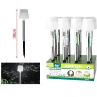 Trade Shop Traesio - Trade Shop - set 12PZ lampada solar energie 36 cm mit picchetto giardini vialetti 2003020 - von TRADE SHOP TRAESIO