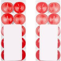Trade Shop - set 30 erdbeere erdbeerrot duftkerzen - von TRADE SHOP TRAESIO