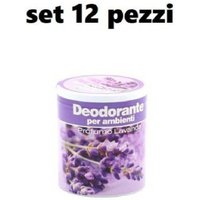 Trade Shop Traesio - Trade Shop - set mit 12 geruchsabsorbierenden lufterfrischern im glas mit lavendelduft - von TRADE SHOP TRAESIO