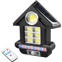 Trade Shop Traesio - Trade Shop - Solarleuchte mit Bewegungsmelder, 81 LEDs, Fernbedienung, CL-S180 - von TRADE SHOP TRAESIO