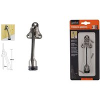 Trade Shop Traesio - Trade Shop - Türstopper aus Stahl, rutschfeste Basis, Türblock, Schrauben, Türstopper, 125 mm, 91103 - von TRADE SHOP TRAESIO