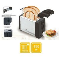 Trade Shop - tostapane in tostiera acciaio pinze für toast 2 fette toaster piastra 650W - Trade Shop - tostapane in tostiera acciaio pinze für toast 2 fette toaster piastra 650W - von TRADE SHOP TRAESIO