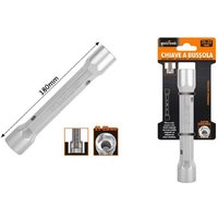 Trade Shop Traesio - Trade Shop - key to bussola tubo exagonal by 180 mm doppie bocche exagonali 21-23 mm 97555 - von TRADE SHOP TRAESIO