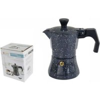 Trade Shop Traesio - Trade Shop - Moka-Kaffeemaschine, Espressomaschine, Steineffekt, Größe 2 Tassen - von TRADE SHOP TRAESIO