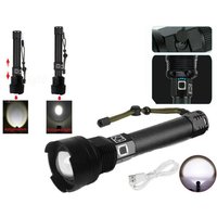 Trade Shop Traesio - Trade Shop - Taktische/militärische LED-Taschenlampe Cree T6, wiederaufladbar, Zoom, 2 Batterien, P516-P70 V2 - Trade Shop Traesio - Trade Shop - Taktische/militärische LED-Taschenlampe Cree T6, wiederaufladbar, Zoom, 2 Batterien, P516-P70 V2 - von TRADE SHOP TRAESIO