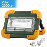 Trade Shop Traesio - Trade Shop - tragbare arbeitslampe taschenlampe 20W 2000 lm lithium batterie notlicht - Trade Shop Traesio - Trade Shop - tragbare arbeitslampe taschenlampe 20W 2000 lm lithium batterie notlicht - von TRADE SHOP TRAESIO