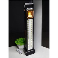 Trade Shop Traesio - Trade Shop - Tragbare Taschenlampe, Notfalllampe, wiederaufladbar, usb, Solar-Ladefunktion, 32 LEDs - Trade Shop Traesio - Trade Shop - Tragbare Taschenlampe, Notfalllampe, wiederaufladbar, usb, Solar-Ladefunktion, 32 LEDs - von TRADE SHOP TRAESIO