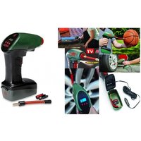 Trade Shop Traesio - Trade Shop - Tragbarer Luftkompressor, LED-Licht, Auto-Steckdose, 12 v, 4,25 m Kabel, Motorrad, Camping - Trade Shop Traesio - Trade Shop - Tragbarer Luftkompressor, LED-Licht, Auto-Steckdose, 12 v, 4,25 m Kabel, Motorrad, Camping - von TRADE SHOP TRAESIO