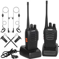 Trade Shop Traesio - Trade Shop - paar tragbare walkie-talkie-transceiver 16 kanäle 3,7 v 400 - 470 mhz - von TRADE SHOP TRAESIO