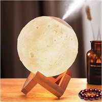 Trade Shop Traesio - Trade Shop - ultraschall lampe mond luftbefeuchter aromatherapie diffusor nachtlicht haus - von TRADE SHOP TRAESIO