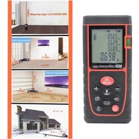 Trade Shop Traesio - Trade Shop - Entfernungsmesser Ultraschall-Laserpointer LCD-Display misst 40 m - von TRADE SHOP TRAESIO