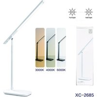 Trade Shop Traesio - Trade Shop - usb wiederaufladbare led tischlampe touch 3 lichtmodi XC-2685 - von TRADE SHOP TRAESIO