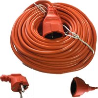 Trade Shop - verlängerungskabel schuko steckdose männlich weiblich 30 meter 16A - von TRADE SHOP TRAESIO
