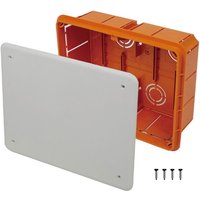 Trade Shop Traesio - Trade Shop - wandbündige abzweigdose IP40 mit deckelschrauben 160X130X70MM 27007 - von TRADE SHOP TRAESIO