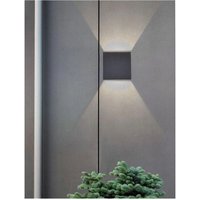 Trade Shop Traesio - Trade Shop - doppelemission led cob wandleuchte 12 w aussenleuchte 4000K 3000K 6500K ES46 schwarz - Trade Shop Traesio - Trade Shop - doppelemission led cob wandleuchte 12 w aussenleuchte 4000K 3000K 6500K ES46 schwarz - von TRADE SHOP TRAESIO