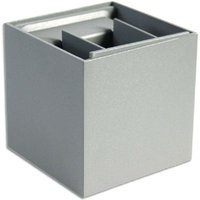 Trade Shop - doppelemission led cob wandleuchte 12W aussenleuchte 4000K 3000K 6500K grau ES46 - von TRADE SHOP TRAESIO