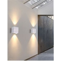 Trade Shop - doppelemission led cob wandleuchte 12W outdoor weisses licht 4000K 3000K 6500K ES46 - Trade Shop - doppelemission led cob wandleuchte 12W outdoor weisses licht 4000K 3000K 6500K ES46 - von TRADE SHOP TRAESIO