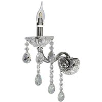 Trade Shop Traesio - Trade Shop - anwendung von muro candelabro gocce cristalien attacco E14 E34 - Silber Trade Shop Traesio - Trade Shop - anwendung von muro candelabro gocce cristalien attacco E14 E34 - Silber von TRADE SHOP TRAESIO