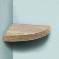 Trade Shop Traesio - Trade Shop - wandregal eckregal mdf eiche 24 x 4 cm - Trade Shop Traesio - Trade Shop - wandregal eckregal mdf eiche 24 x 4 cm - von TRADE SHOP TRAESIO