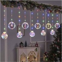 Trade Shop Traesio - Trade Shop - natalizie 3D 3MT usb tend interni rgb anellt mit natal decoration figur - von TRADE SHOP TRAESIO