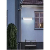 Trade Shop - weisse wandlampe für den aussenbereich 12W kaltlicht 6500K natürlich 4000K warm 3000K ES63 - von TRADE SHOP TRAESIO