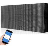 Trade Shop Traesio - Trade Shop - outdoor wifi led lichtschild IP65 laufende text weiss 100X40CM - von TRADE SHOP TRAESIO