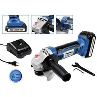 Trade Shop Traesio - Trade Shop - smerigliatrice in batteria 18V recaricabi zu litio flex disco 115 mm - von TRADE SHOP TRAESIO