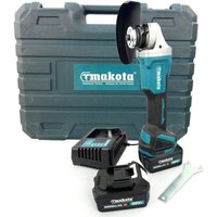 Trade Shop - winkelschleifer flex 100 - 125MM mit doppelbatterie 20V 5AH 8500RPM - von TRADE SHOP TRAESIO