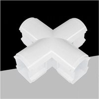 Trade Shop Traesio - Trade Shop - x-fugenverbinder zum verbinden von linearen deckenleuchten YL20-X - von TRADE SHOP TRAESIO