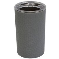 Trade Shop Traesio - Trade Shop - zahnbürstenhalter glas bad-accessoire grau 3-LOCH 79798 - Trade Shop Traesio - Trade Shop - zahnbürstenhalter glas bad-accessoire grau 3-LOCH 79798 - von TRADE SHOP TRAESIO
