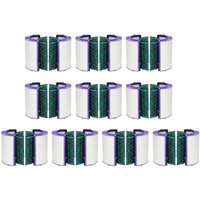 10x Trade-shop Aktivkohle + Luftfilter für Dyson Pure Cool TP04 TP05 HP04 HP05 DP04 DP05 Luftreiniger ersetzt HEPA-Filter 968707-05 968707-04 von TRADE-SHOP