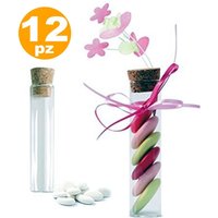 Ampullen, Flaschen, Partygeschenke, Glas-Konfettihalter mit Korken - - Trade Shop von TRADE SHOP