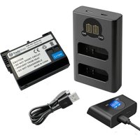 Trade-shop - 2in1 Set: Akku 2,4Ah + Micro-USB Typ-C Dual lcd Ladegerät Ladestation kompatibel mit Nikon Batteriegriff MB-D11 MB-D12 MB-D14 MB-D15 Trade-shop - 2in1 Set: Akku 2,4Ah + Micro-USB Typ-C Dual lcd Ladegerät Ladestation kompatibel mit Nikon Batteriegriff MB-D11 MB-D12 MB-D14 MB-D15 von TRADE-SHOP