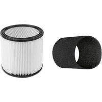 2in1 Set: Rundfilter + Schaumfilter kompatibel mit Shop Vac 965-09-00 965-12-00 965-14-00 968-94-00 BLB450 BLB650C 87L450 CH87-650C LB650C von TRADE-SHOP