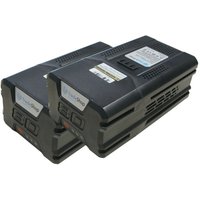 2x Hochleistungs Li-Ion Akku für 80V Geräte der Greenworks Pro Reihe / 80V, 5000mAh - ersetzt G80B4, 2901307 / Hochleistungs Ersatz Akku von TRADE-SHOP