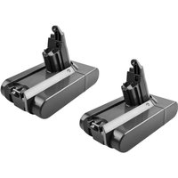Trade-shop - 2x Hochwertiger Li-Ion Akku passend für viele Dyson Staubsauger (z.B. DC58 DC59 DC61 DC62 DC72 DC74 uvm.) / Ersatz Batterie 21,6V 2000mAh von TRADE-SHOP