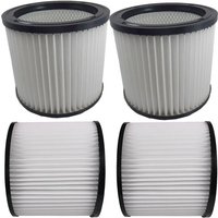 Trade-shop - 2x Rundfilter Lamellenfilter für Kärcher nt 221 NT221 Makita VC2511 VC2512L VC3011L VC3012L VC3511L Praktiker PJ1000 PJ1100 PJ4000 von TRADE-SHOP