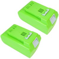 2x Trade-shop Li-Ion Akku 24V / 4000mAh für Alpina bla 24 Li c 24 Li h 24 Li mt 24 Li t 24 Li 270401020 bt 4024 Powerworks 32CM P24LM32 P24AB P24ST von TRADE-SHOP