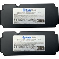 2x Trade-shop Li-Ion Akku 25,2V 2500mAh kompatibel mit Yard Force SA500 SA500ECO SA600H SA650B SA800PRO ersetzt 862601 862615 / Mähroboter Rasenmäher 2x Trade-shop Li-Ion Akku 25,2V 2500mAh kompatibel mit Yard Force SA500 SA500ECO SA600H SA650B SA800PRO ersetzt 862601 862615 / Mähroboter Rasenmäher von TRADE-SHOP