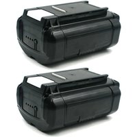 2x Trade-shop Li-Ion Akku 36V/40V / 3000mAh ersetzt Ryobi 5133004458, 5133001875, OP4026, OP4026A, OP4050, OP4050A, OP4030, OP4015, OP4040A, OP40201 von TRADE-SHOP