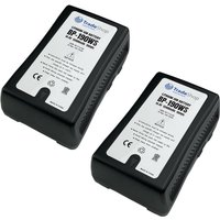 2x Trade-shop Li-Ion Akku V-Mount 14,4V 13400mAh 190Wh mit D-Tap usb Ausgang für Sony DXC-D50WSPL HDC-930 HDC-950 HDW-250 HDW-280 HDW-730 HDW-730S von TRADE-SHOP