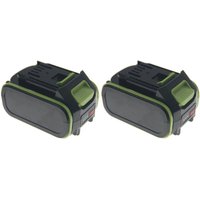 Trade-shop - 2x Li-Ion Werkzeug-Akku 20V / 3000mAh kompatibel mit Worx WU388 WU389 WU398 WU533 WU535 WU629 WU630 WU808 WE270 WE389 WE362 von TRADE-SHOP