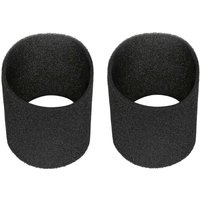 2x Trade-shop Schaumfilter / Staubsaugerfilter Schaumstoff passend für Lamellenfilter mit bis zu 19cm Durchmesser vieler Staubsauger Trockensauger von TRADE-SHOP