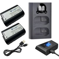 3in1 Set: 2x Akku + Micro-USB Typ-C Doppel Akku Dual lcd Schnell-Ladegerät für 2 Akkus kompatibel mit Panasonic DMW-BLK22 BLK22E BLK22GK DMW-BTC15E 3in1 Set: 2x Akku + Micro-USB Typ-C Doppel Akku Dual lcd Schnell-Ladegerät für 2 Akkus kompatibel mit Panasonic DMW-BLK22 BLK22E BLK22GK DMW-BTC15E von TRADE-SHOP